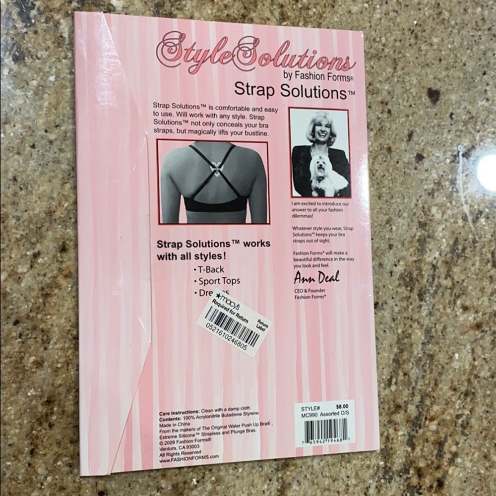 STYLE SOLUTIONS BY FASHION FORMS STRAP SOLUTIONS - Picture 4 of 4